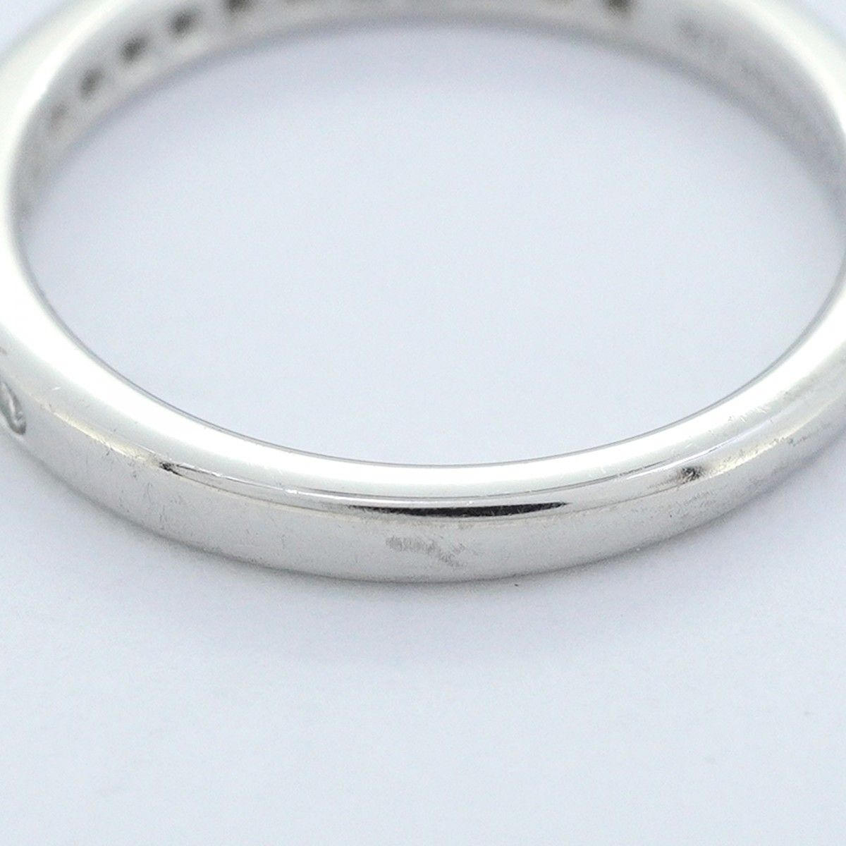 Tiffany & Co Ring Channel Setting Half Eternity Platinum Diamond — view 9