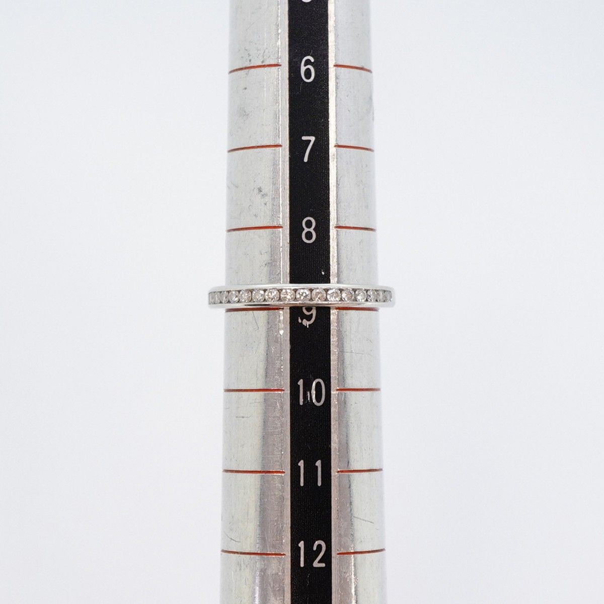 Tiffany & Co Ring Channel Setting Half Eternity Platinum Diamond — view 7