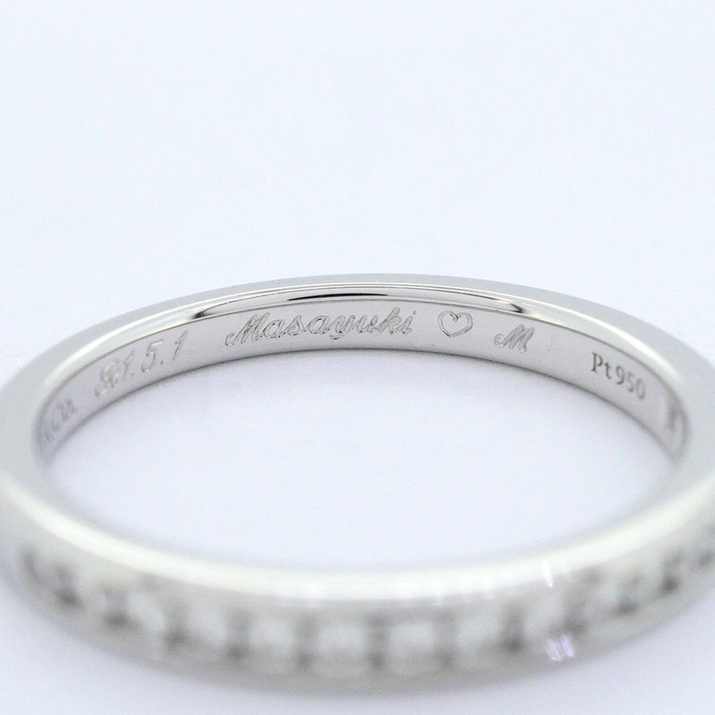 Tiffany & Co Ring Channel Setting Half Eternity Platinum Diamond — view 5