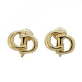Dior Earrings CD Logo Gold Plated