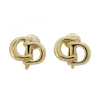 Dior Earrings CD Logo Gold Plated