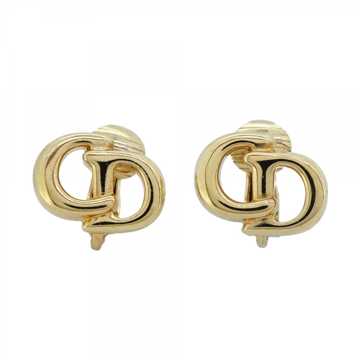 Dior Earrings CD Logo Gold Plated