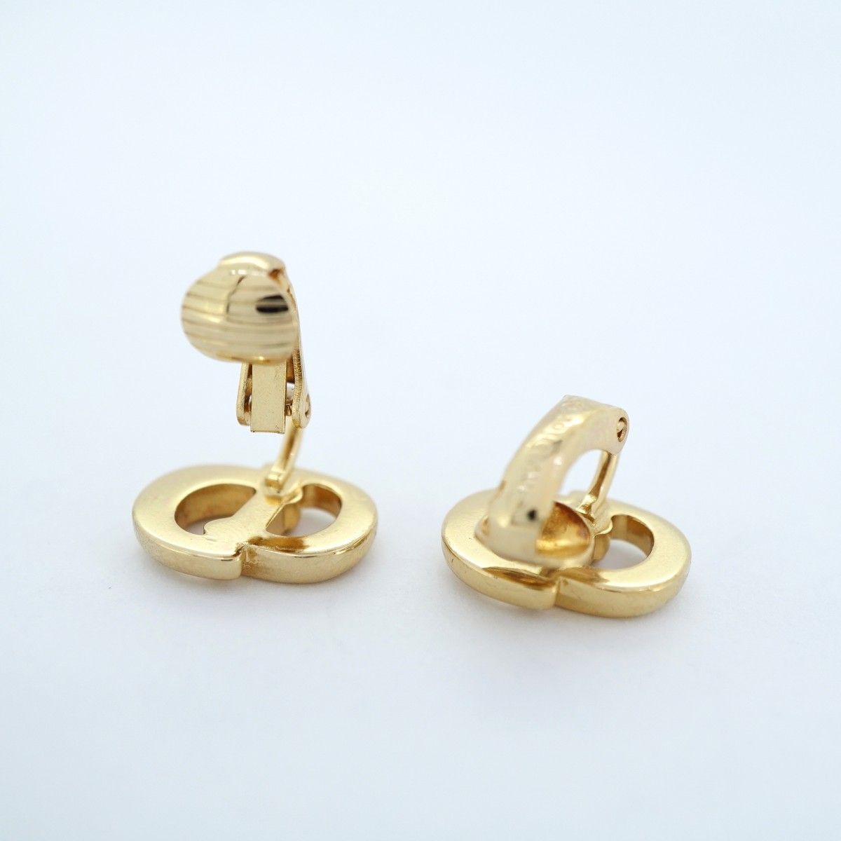Dior Earrings CD Logo Gold Plated — view 3