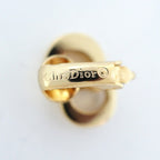 Dior Earrings CD Logo Gold Plated — view 4