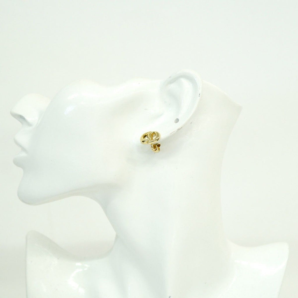 Dior Earrings CD Logo Gold Plated — view 5