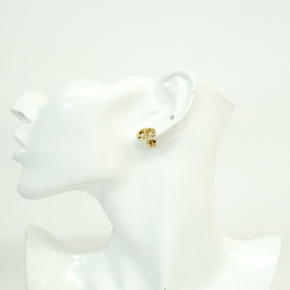 Dior Earrings CD Logo Gold Plated — view 5