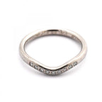 Tiffany & Co Ring T Cube Band Platinum Diamond — view 3