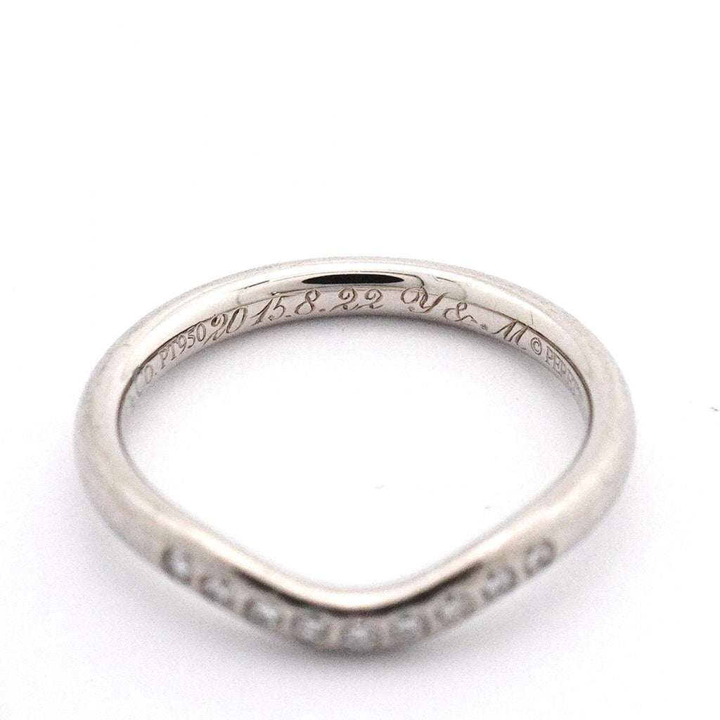 Tiffany & Co Ring T Cube Band Platinum Diamond — view 6