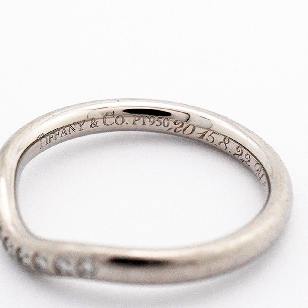Tiffany & Co Ring T Cube Band Platinum Diamond — view 4