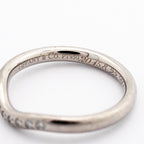 Tiffany & Co Ring T Cube Band Platinum Diamond — view 4