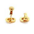 Dior Earrings CD Logo Gold Plated — view 3
