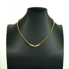 Dior Necklace CD Logo Gold Plated Rhinestone — view 5