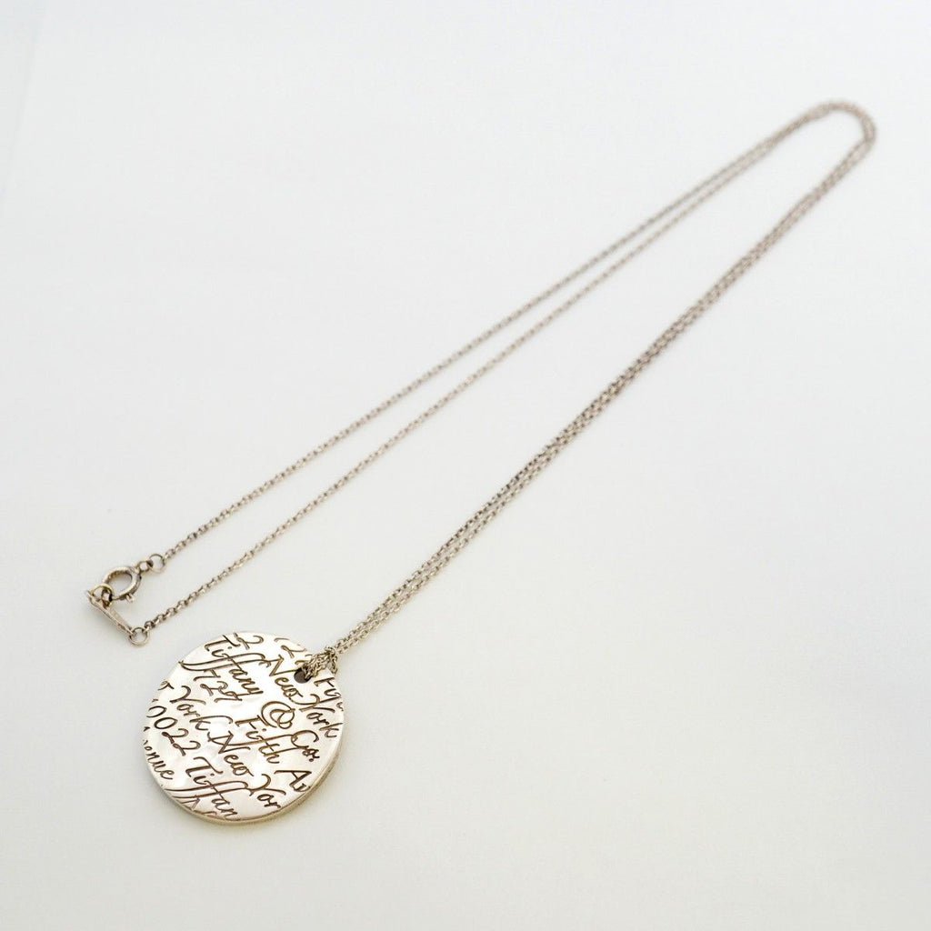 Tiffany & Co Necklace Notes Round Silver — view 3