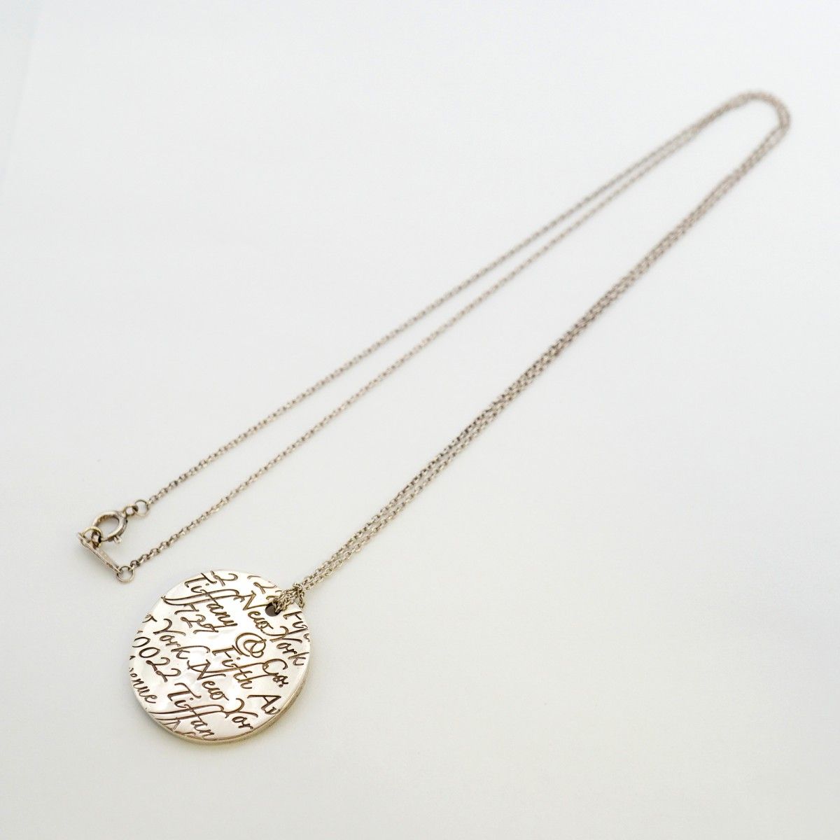 Tiffany & Co Necklace Notes Round Silver — view 3