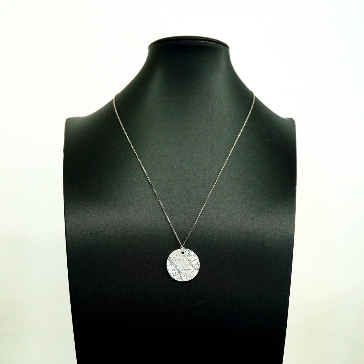 Tiffany & Co Necklace Notes Round Silver — view 7