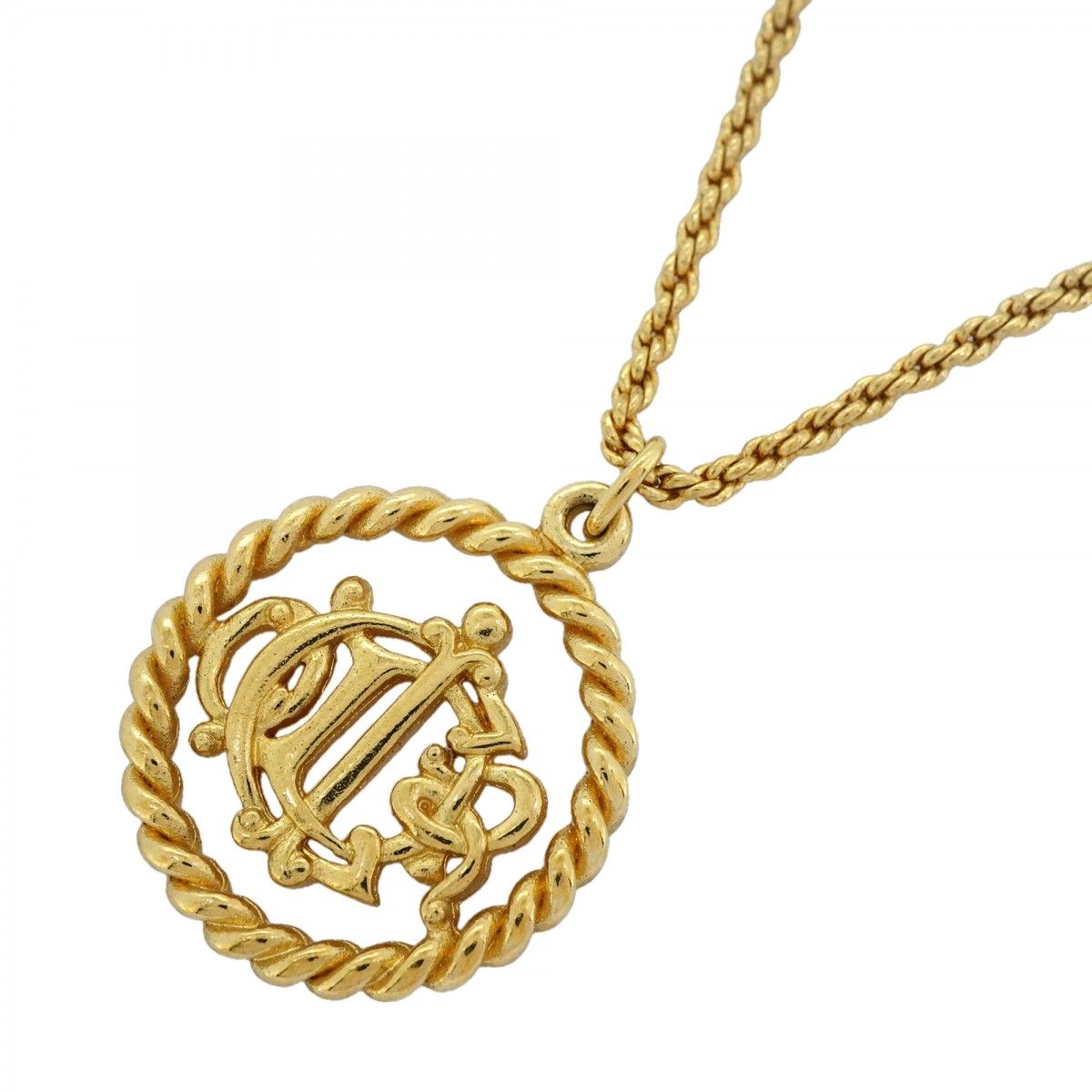 Dior Necklace Emblem Round