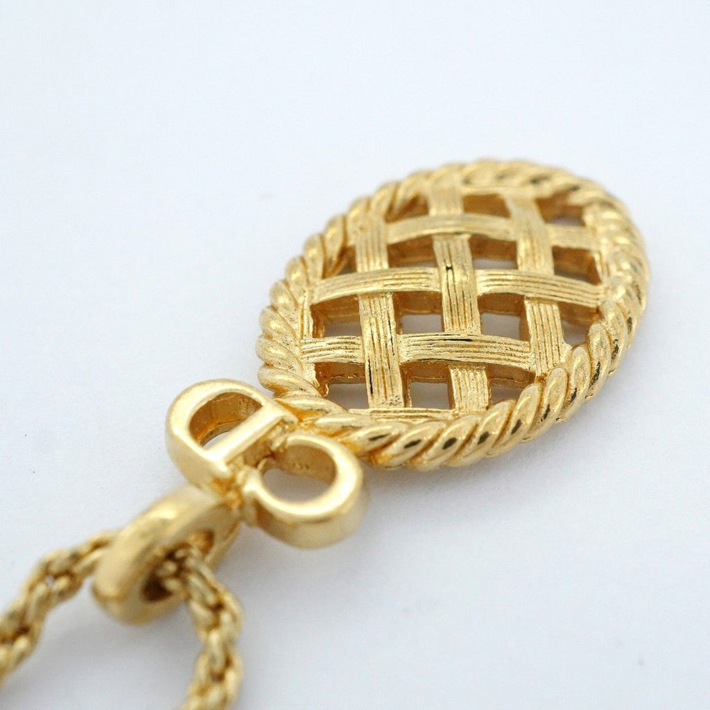 Dior Necklace CD Logo Gold Plated — view 7