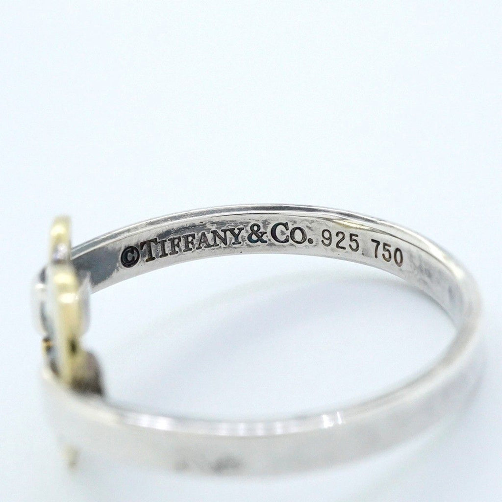 Tiffany & Co Ring Heart 18k Yellow Gold 925 Sterling Silver — view 4