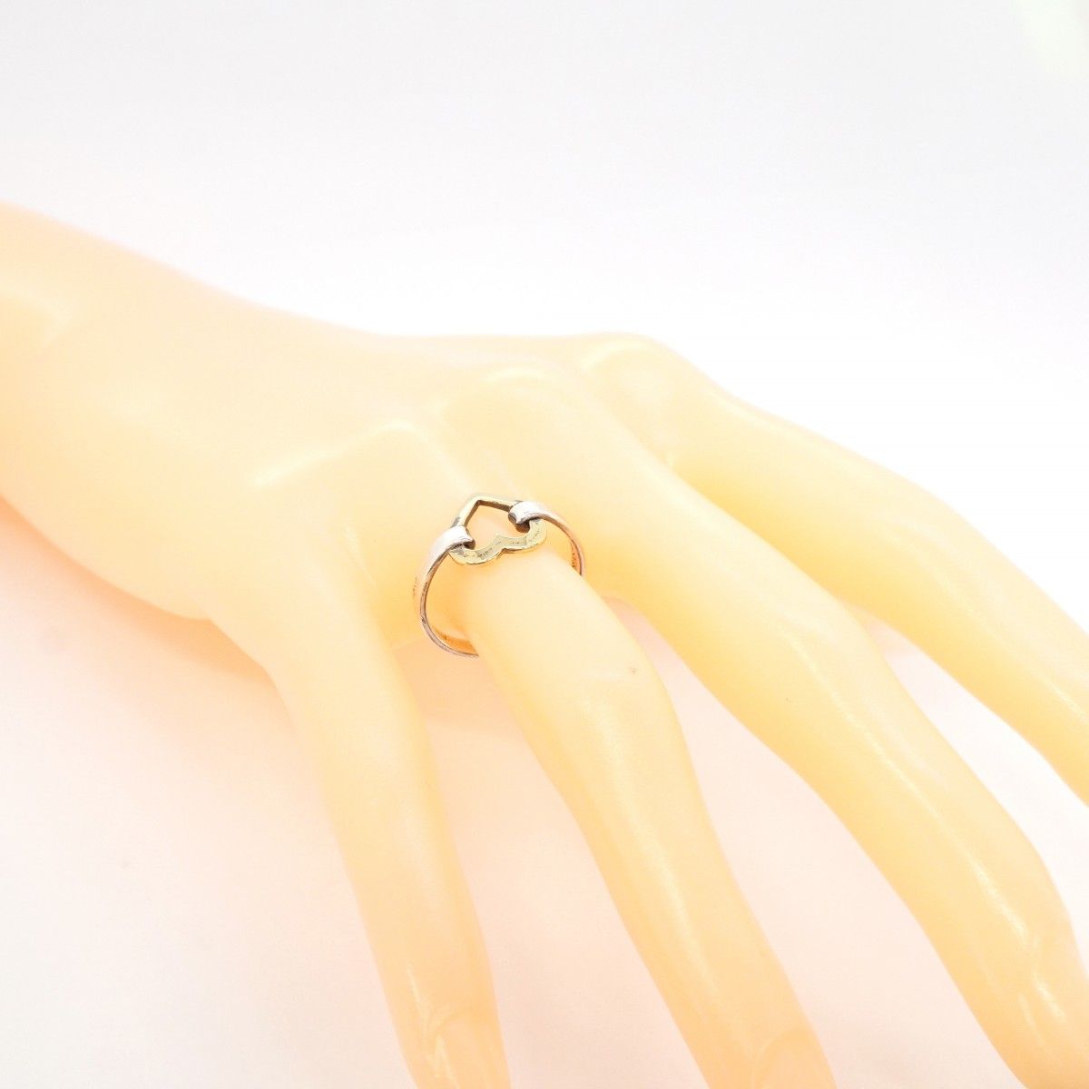 Tiffany & Co Ring Heart 18k Yellow Gold 925 Sterling Silver — view 6