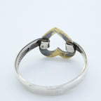 Tiffany & Co Ring Heart 18k Yellow Gold 925 Sterling Silver — view 7