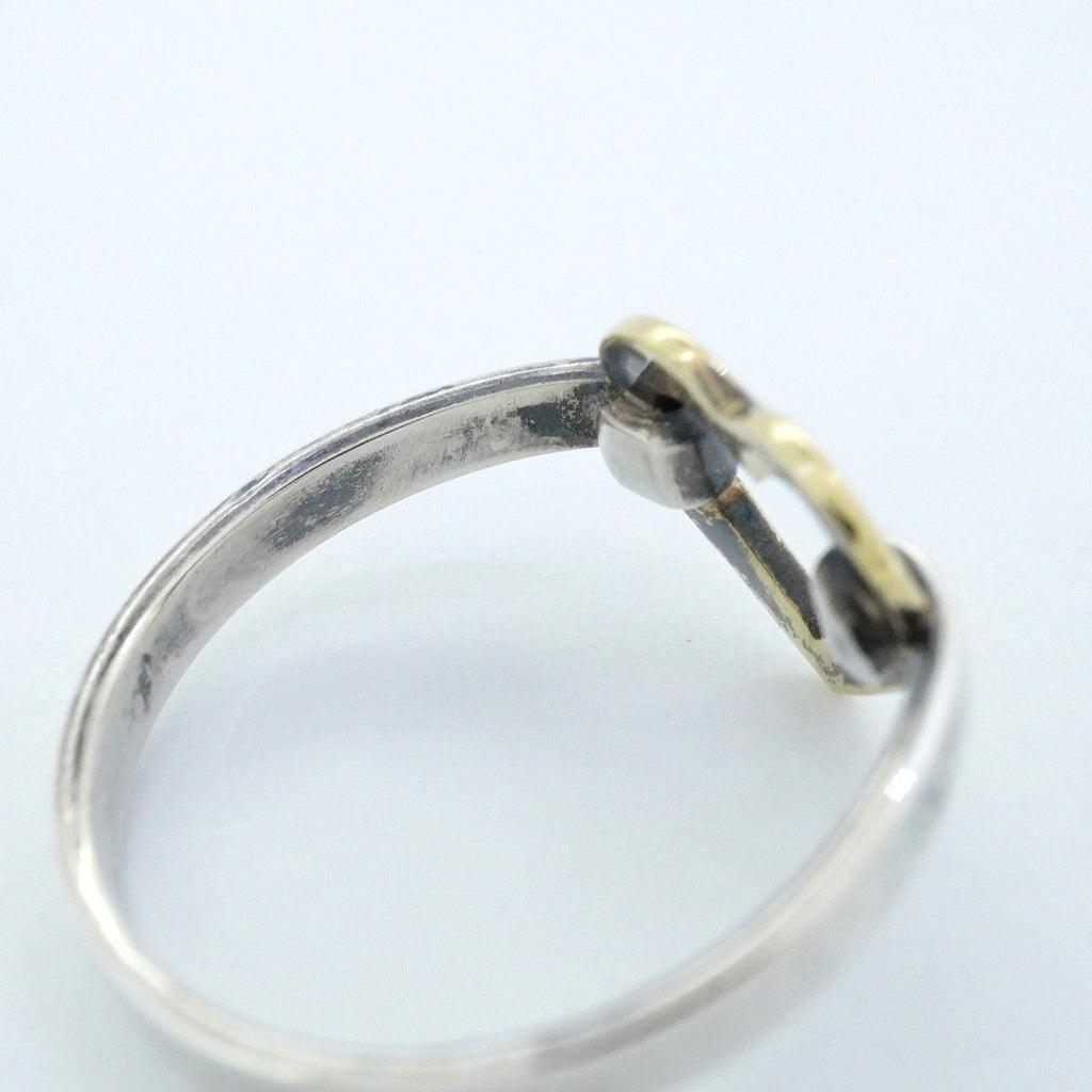 Tiffany & Co Ring Heart 18k Yellow Gold 925 Sterling Silver — view 8