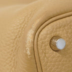 Hermes Handbag Picotin Lock PM Taurillon Clemence Trench Silver — view 6