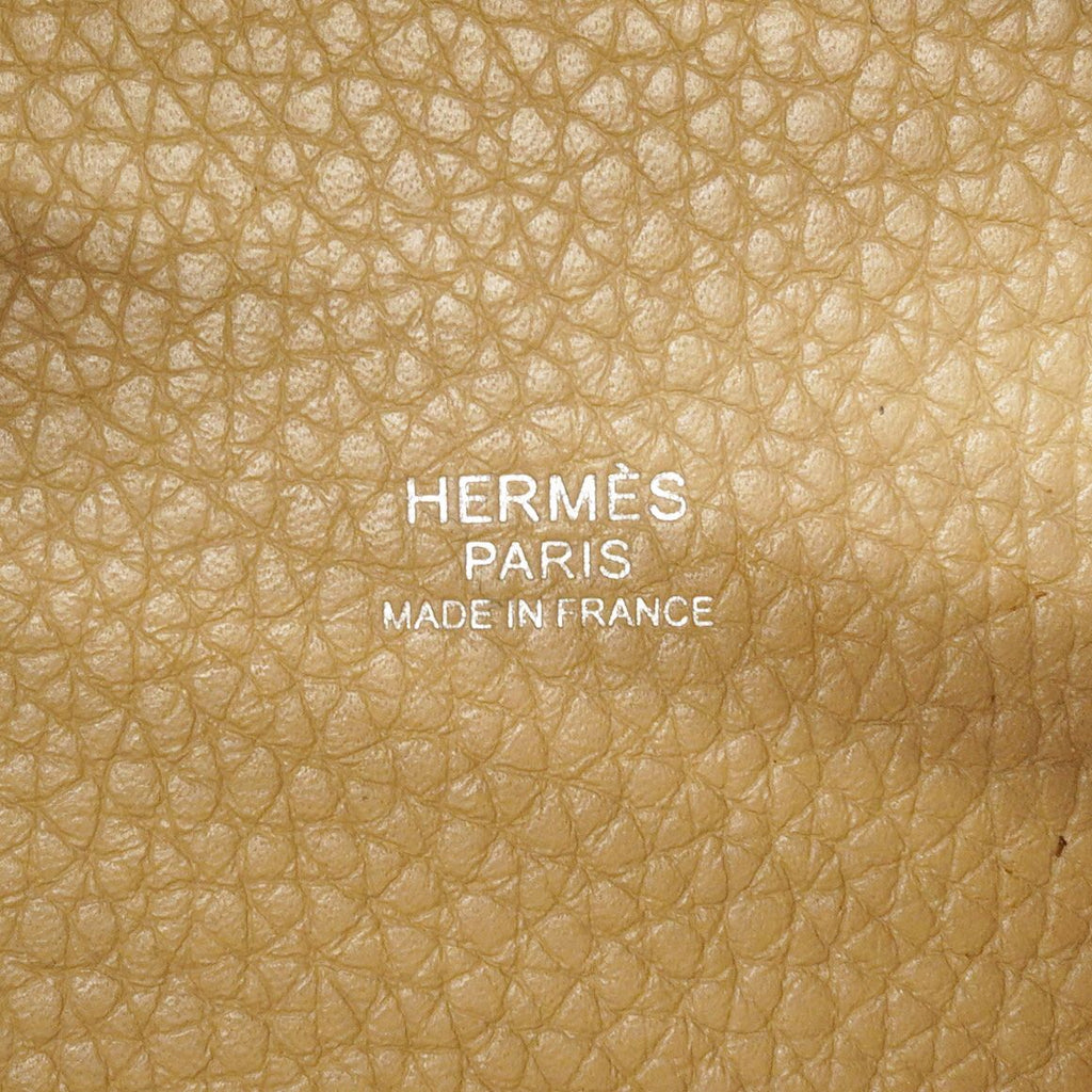 Hermes Handbag Picotin Lock PM Taurillon Clemence Trench Silver — view 5