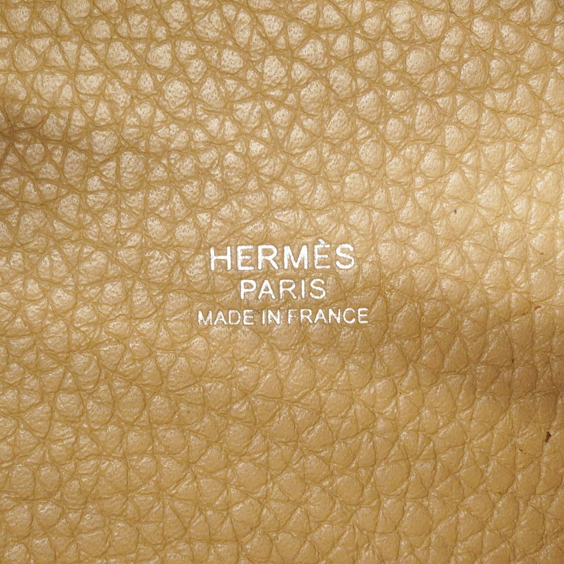 Hermes Handbag Picotin Lock PM Taurillon Clemence Trench Silver — view 5
