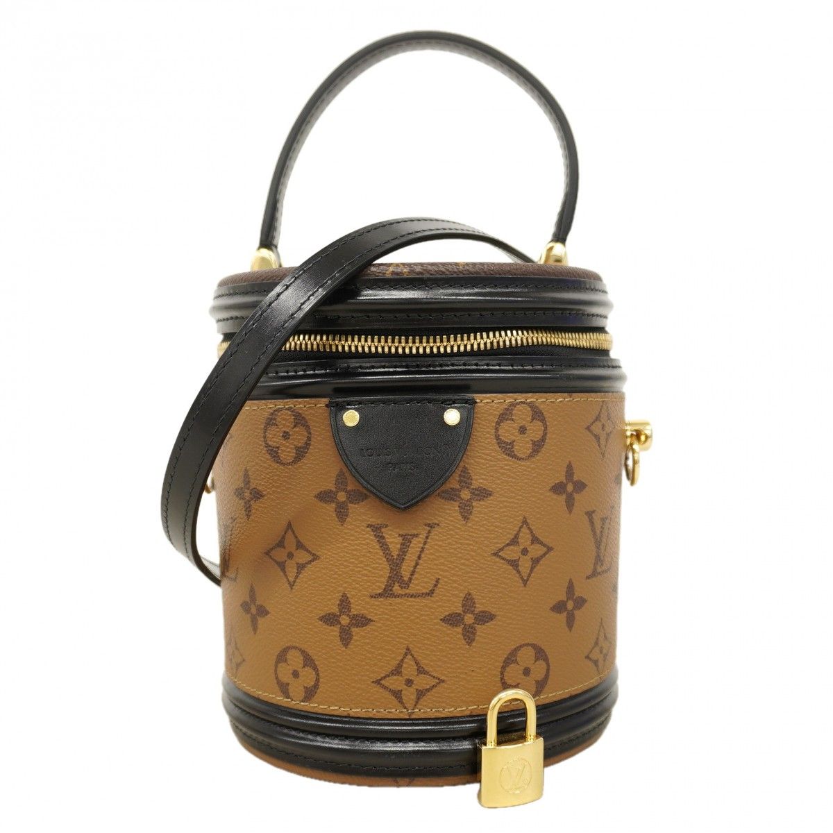 Louis Vuitton Handbag Monogram Reverse Cannes Brown 2-Way