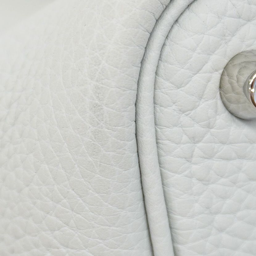Hermes Handbag Picotin Lock PM Taurillon Clemence Blue Pale Silver — view 6