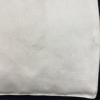 Chanel Tote Canvas White Black Silver — view 6