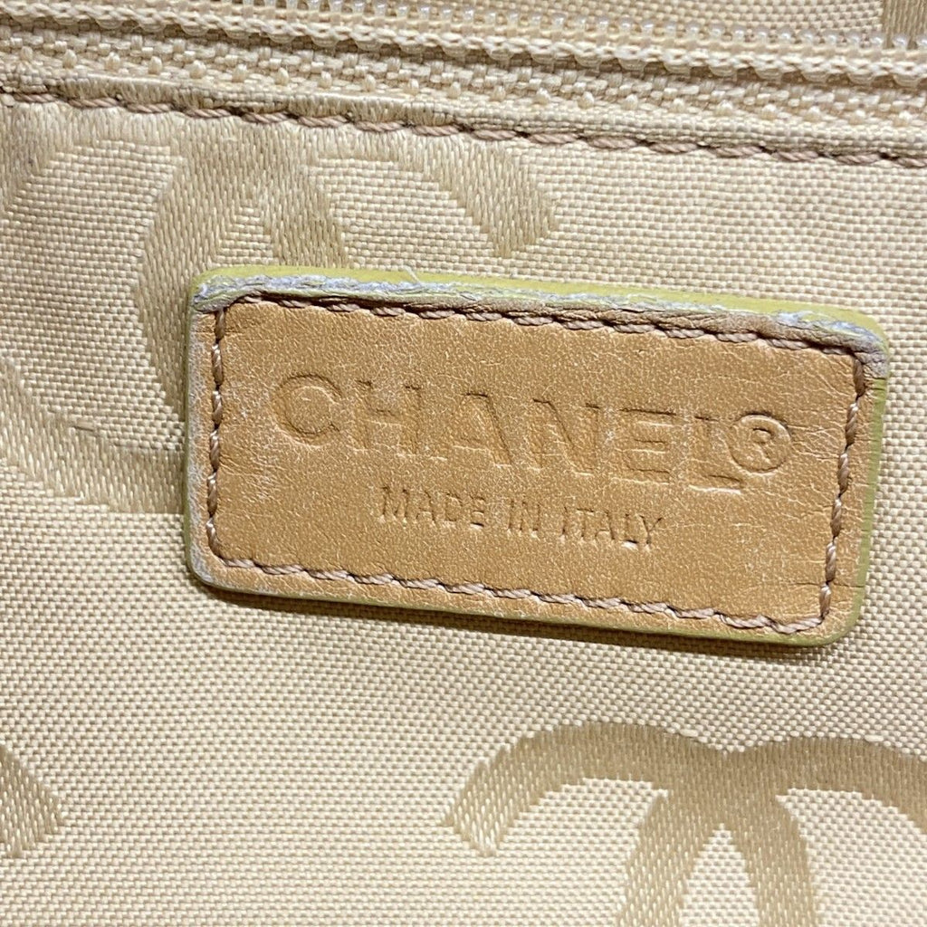 Chanel Shoulder Bag Leather Brown — view 5