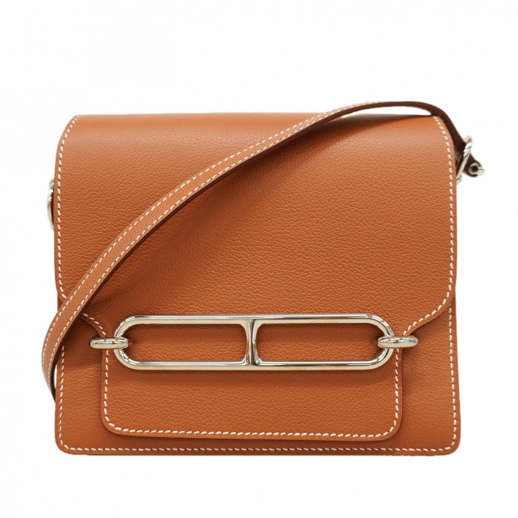 Hermes Shoulder Bag Roulis Mini Color Gold Silver