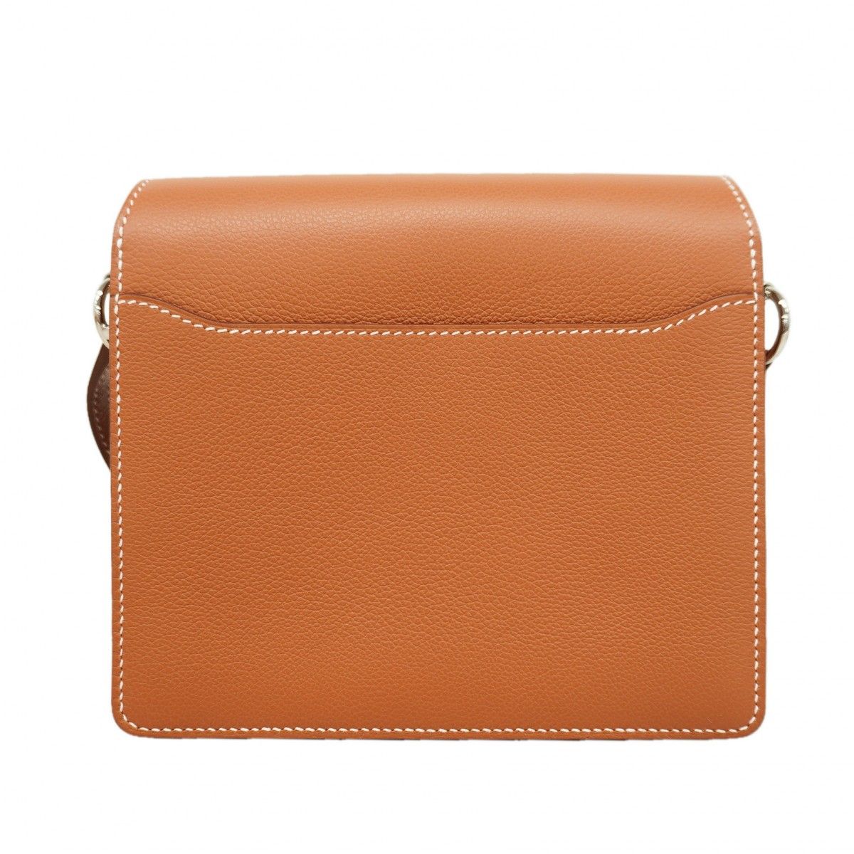 Hermes Shoulder Bag Roulis Mini Color Gold Silver — view 8