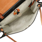 Hermes Handbag Ale Back Zip PM Toilet Roulis Black Natural Silver — view 4