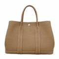 Hermes Tote Garden Party TPM Country Etoupe Silver