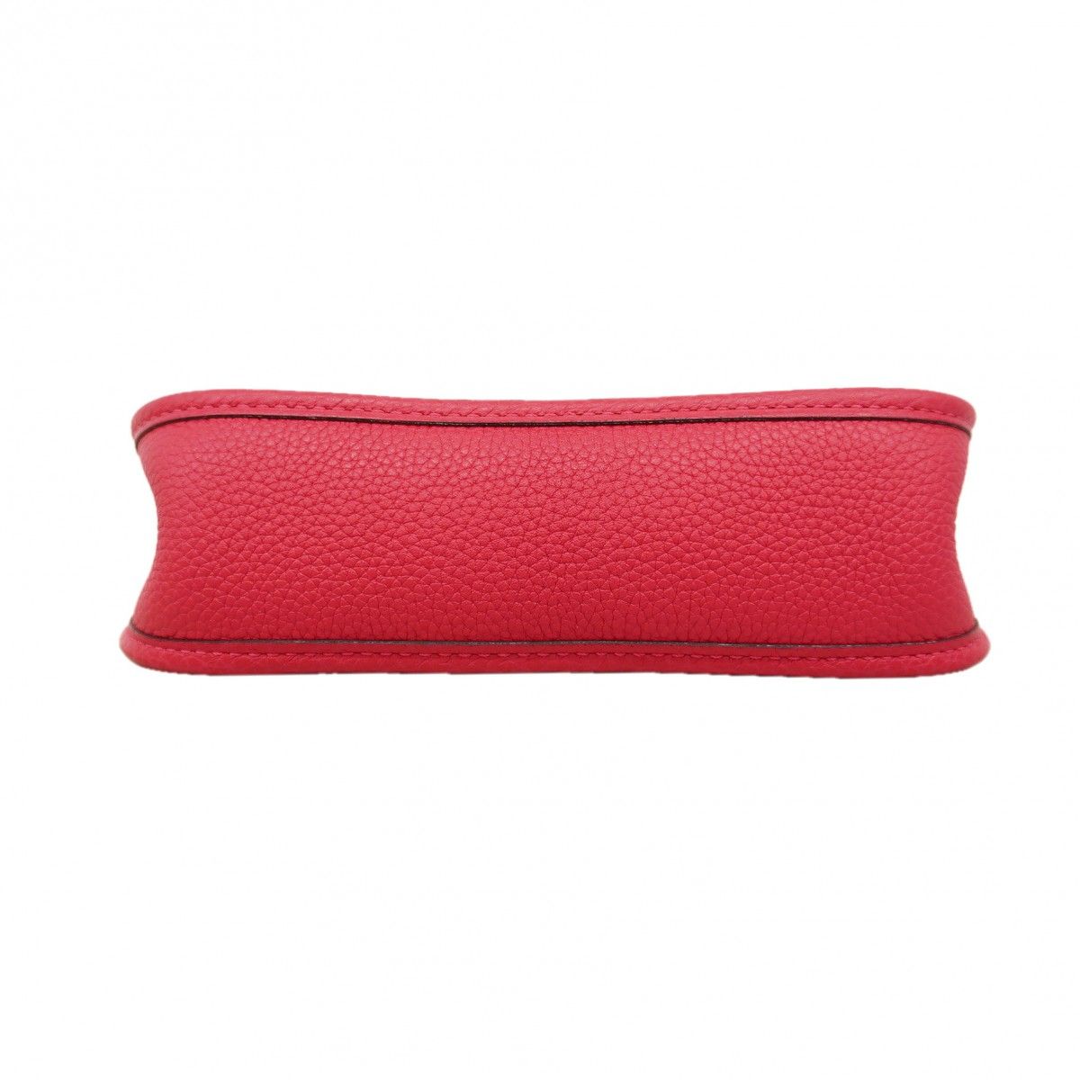 Hermes Shoulder Bag Evelyne TPM Taurillon Noviyo Framboise Silver — view 3