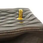 Chanel Shoulder Bag Diana Lambskin Black Gold — view 6