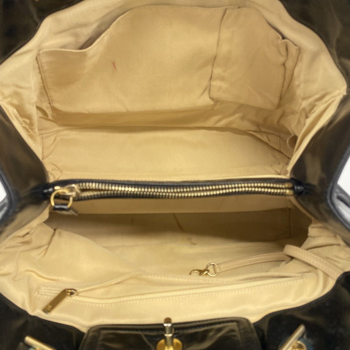 Chanel Handbag Quilted in the Mix Leather Black Gold 2-Way — view 4