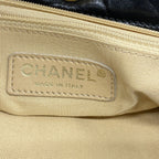Chanel Handbag Quilted in the Mix Leather Black Gold 2-Way — view 5