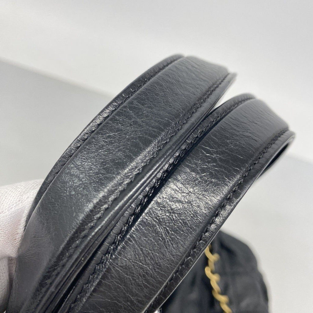 Chanel Handbag Quilted in the Mix Leather Black Gold 2-Way — view 7