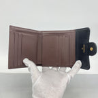 Chanel Wallet Quilted Caviar Leather Black Gold — view 3