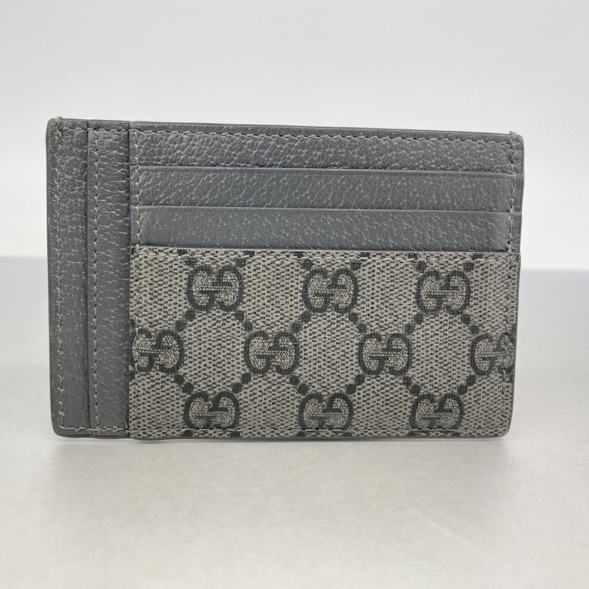 Gucci Card Case Ophidia Gray Silver — view 9