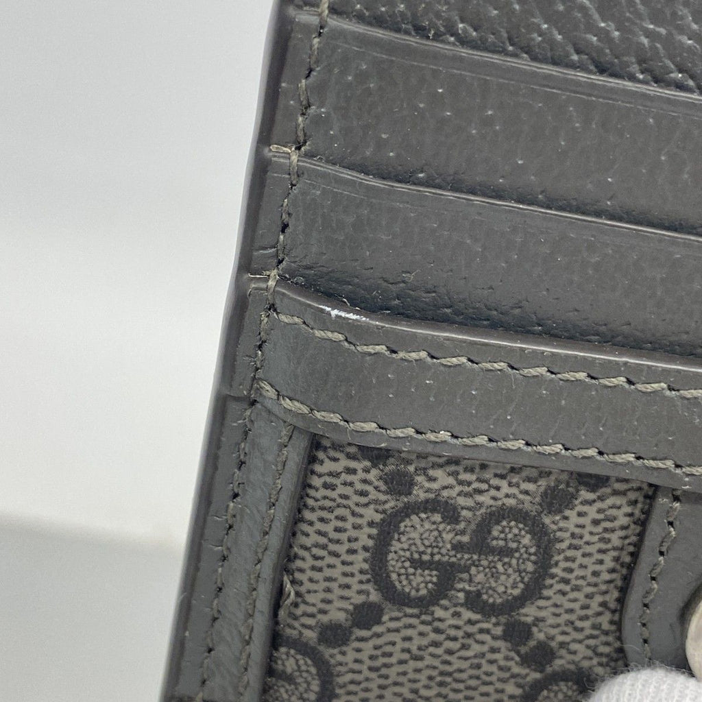 Gucci Card Case Ophidia Gray Silver — view 5