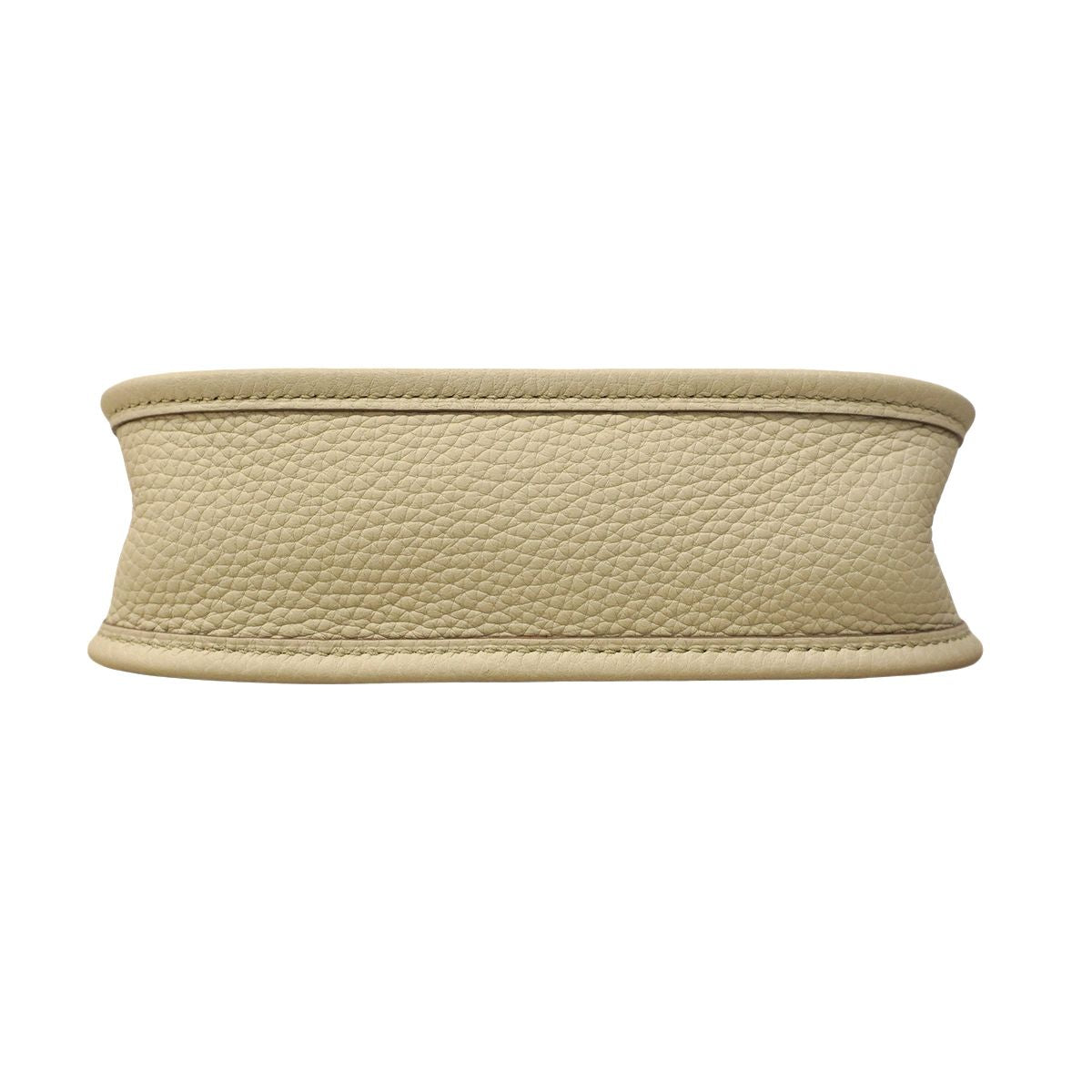 Hermes Shoulder Bag Evelyne TPM Taurillon Clemence Beton Gold — view 3