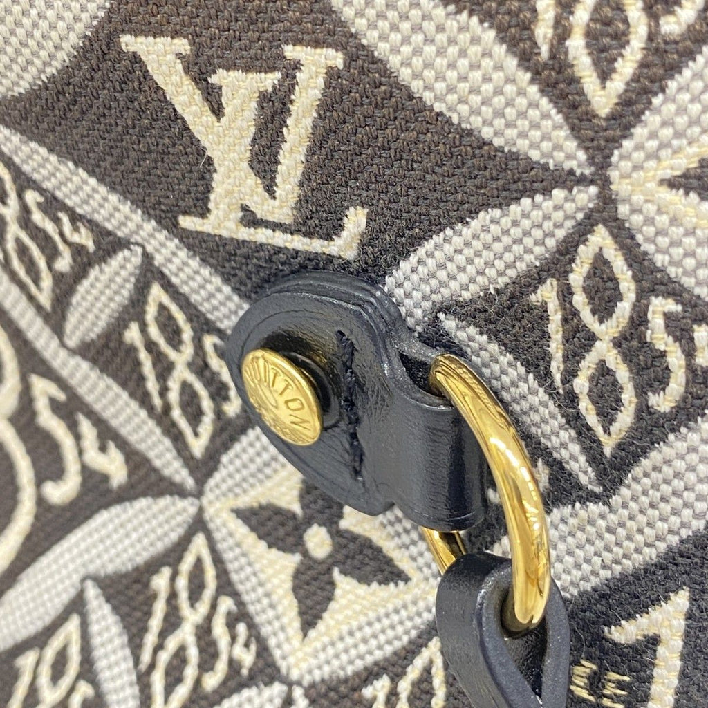 Louis Vuitton Tote Monogram Jacquard Neverfull Black Gray — view 6