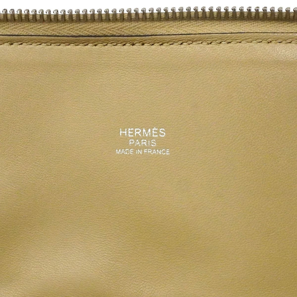 Hermes Handbag Bolide 31 Taurillon Clemence Trench Silver 2-Way — view 5