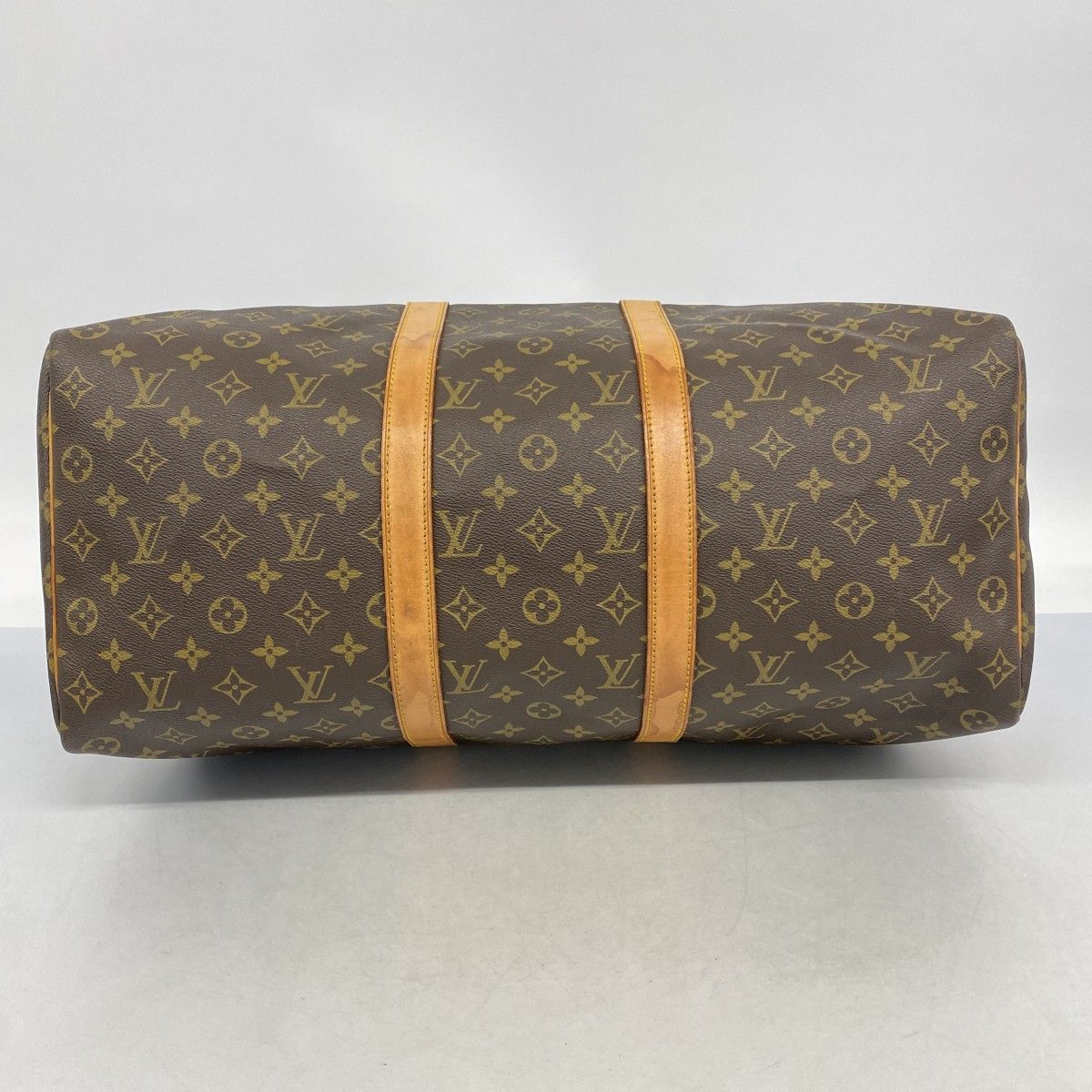 Louis Vuitton Boston Bag Monogram Keepall 50 Brown — view 3