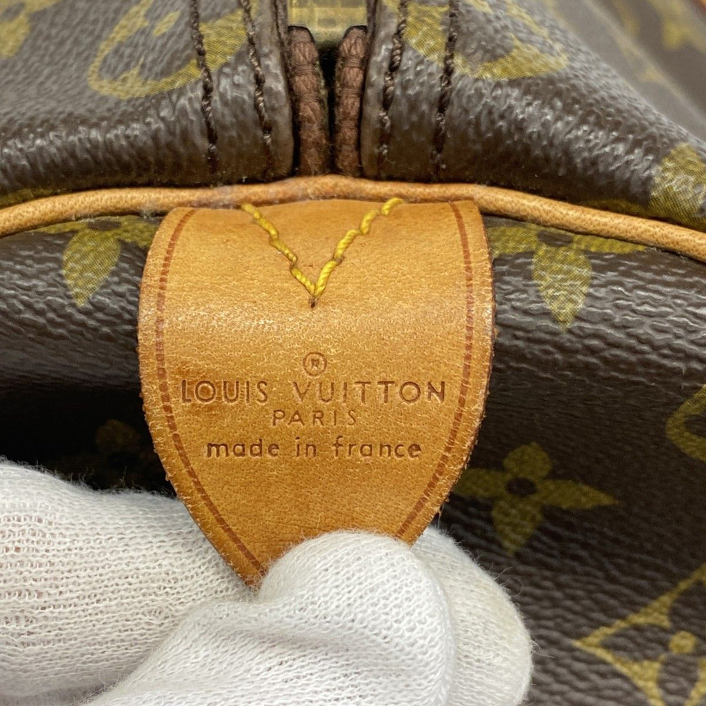 Louis Vuitton Boston Bag Monogram Keepall 50 Brown — view 5