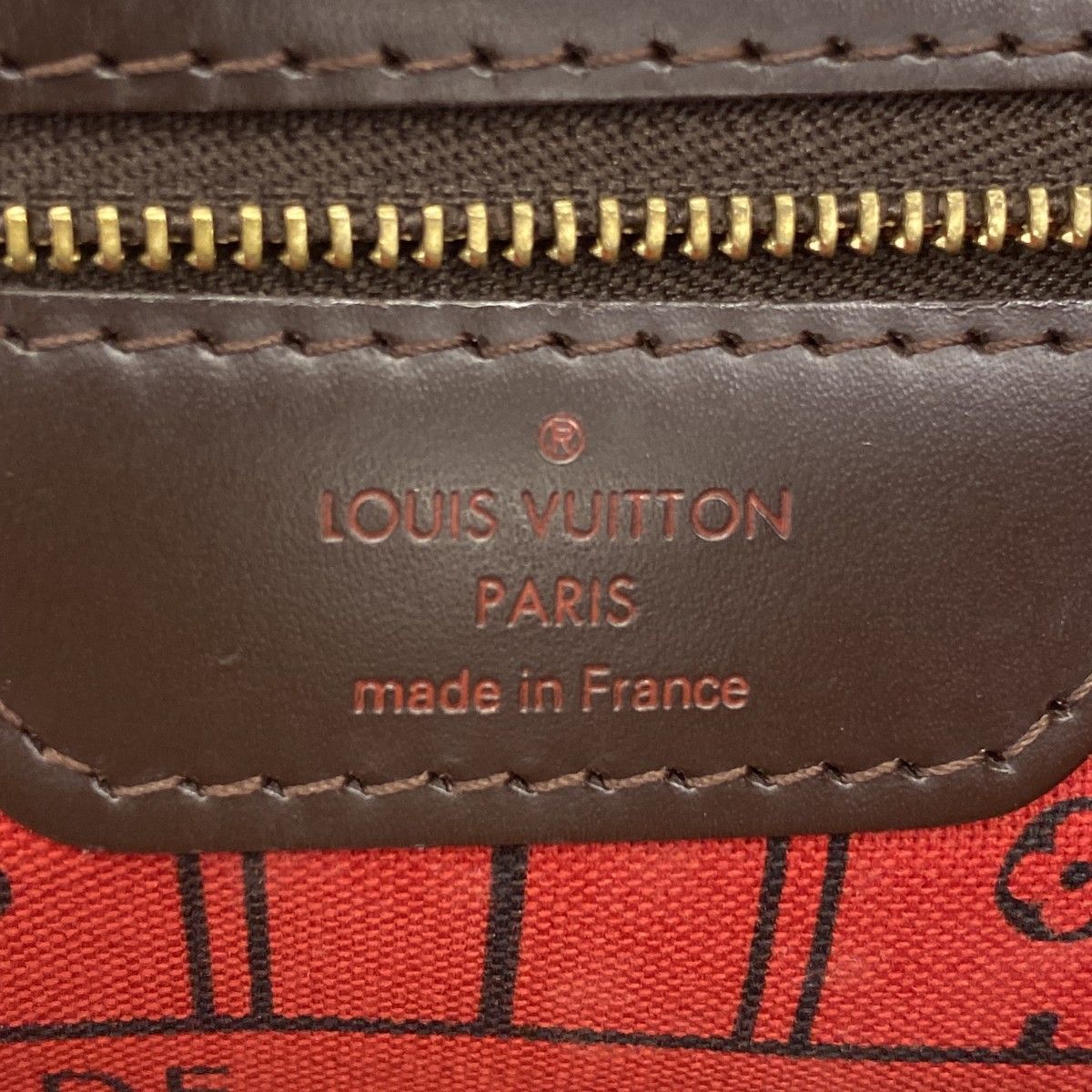 Louis Vuitton Tote Damier Neverfull Ebene — view 5